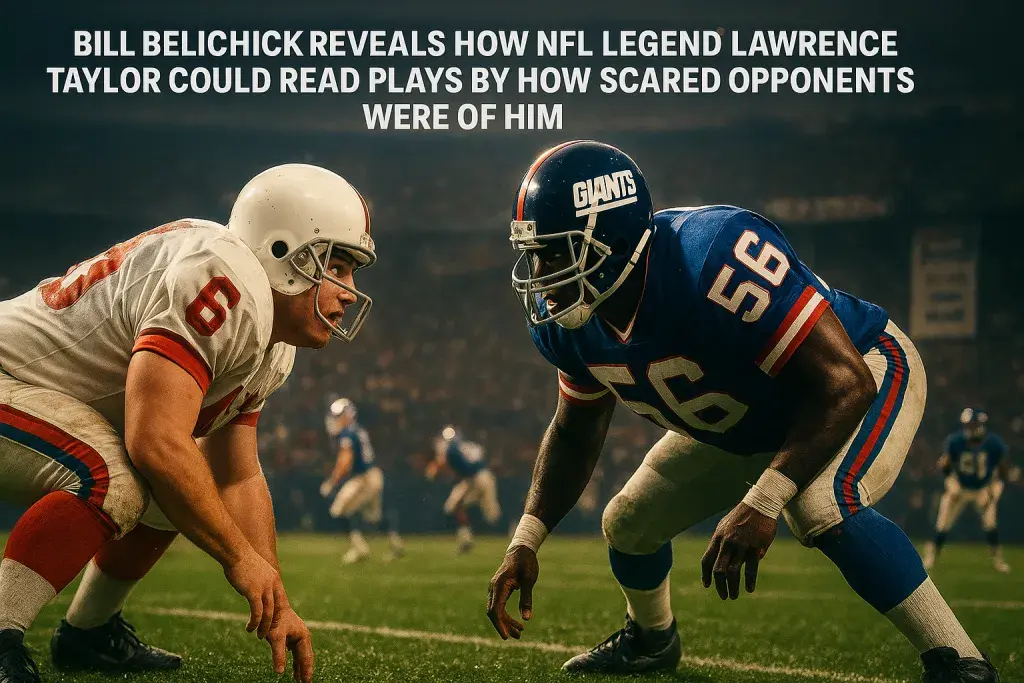 Bill Belichick reveals how NFL legend Lawrence Taylor could read plays by how scared opponents were of him