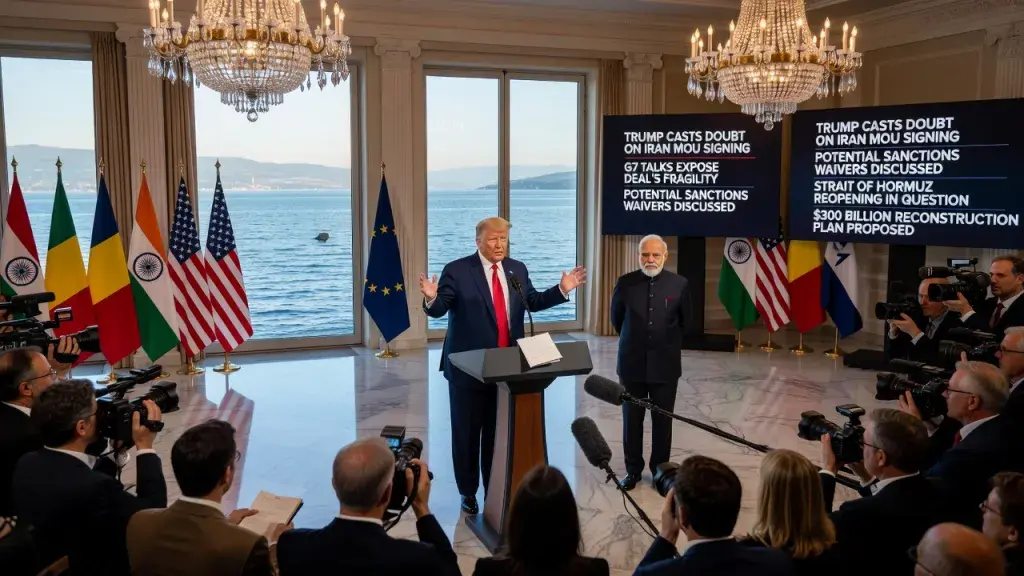 Trump Casts Doubt on Iran MOU Signing as G7 Talks Expose Deal's Fragility