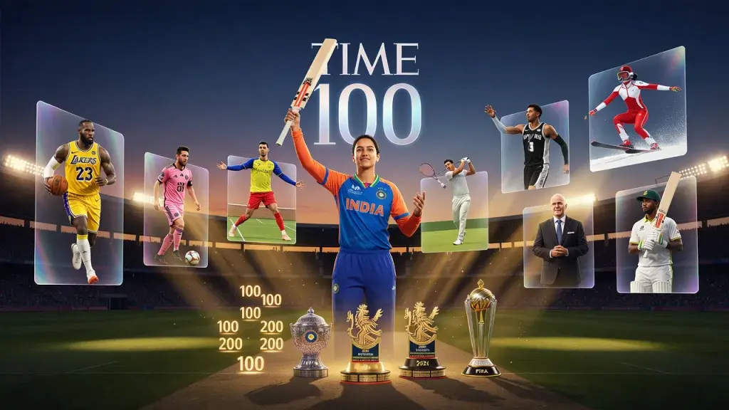 Mandhana Joins Messi and LeBron on TIME's 100 Most Influential in Sports