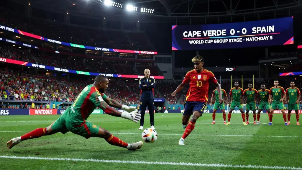 Cape Verde Stun Spain as Draws Sweep World Cup's Fifth Day
