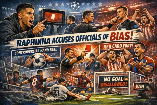 Raphinha Accuses Officials of Bias After Barcelona Exit Against Atlético