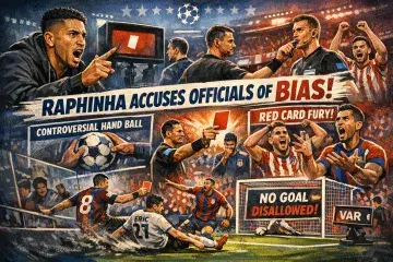 Raphinha Accuses Officials of Bias After Barcelona Exit Against Atlético