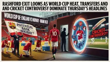 Rashford Exit Looms as World Cup Heat, Transfers and Cricket Controversy Dominate Thursday's Headlines